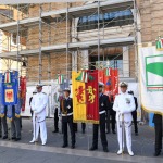 Foto Nicoloro G.   20/07/2022    Ravenna  Cerimonia in occasione del 157° anniversario del Corpo delle Capitanerie di porto. nella foto i gonfaloni di partecipanti alla cerimonia.