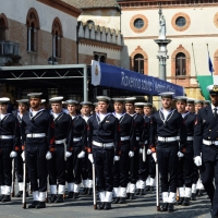 Foto Nicoloro G.   10/05/2015  Ravenna    Diciannovesimo raduno nazionale dei Marinai d' Italia. nella foto fucilieri dell battaglione San Marco.