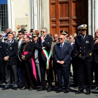 Foto Nicoloro G.   10/05/2015  Ravenna    Diciannovesimo raduno nazionale dei Marinai d' Italia. nella foto le autoritÃ  civili, militari e religiose.