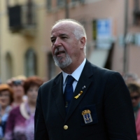 Foto Nicoloro G.   10/05/2015  Ravenna    Diciannovesimo raduno nazionale dei Marinai d' Italia. nella foto il presidente dell' ANMI Paolo Pagnottella.