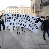 Foto Nicoloro G. 20/11/2017 Milano Nella ' Giornata internazionale dei diritti dell' Infanzia ' un allegro e variegato corteo ha attraversato le vie del centrocitta'. nella foto un momento lungo il corteo.