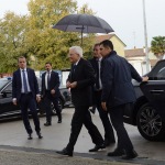 Foto Nicoloro G.   05/11/2019   Ravenna   Alla presenza del Capo dello Stato si e' svolta la cerimonia in ricordo di Benigno Zaccagnini, nel trentesimo anniversario della sua morte. nella foto il presidente Sergio Mattarella al suo arrivo.