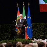 Foto Nicoloro G.   05/11/2019   Ravenna   Alla presenza del Capo dello Stato si e\' svolta la cerimonia in ricordo di Benigno Zaccagnini, nel trentesimo anniversario della sua morte. nella foto il presidente Sergio Mattarella durante il suo intervento.