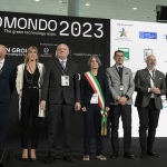 Foto Nicoloro G.   07/11/2023   Rimini   26° edizione di Ecomondo, evento internazionale di riferimento in Europa e nel bacino del Mediterraneo per la tecnologia, i servizi e le soluzioni nei settori dell\' Economia Verde e Circolare. nella foto al centro del gruppo il ministro Gilberto Pichetto Fratin.