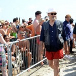 Foto Nicoloro G.   15/08/2019  Cervia ( Ra )   27° edizione di ' Cervia, la spiaggia ama il libro ' con il tradizionale sbarco degli scrittori dalle imbarcazioni storiche. nella foto l' attore Ivano Marescotti.