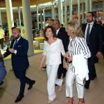 Foto Nicoloro G.   18/08/2019  Rimini   40° edizione del ' Meeting per l' amicizia fra i popoli ' che quest' anno ha per titolo ' Nacque il tuo nome da cio' che fissavi '. nella foto la presidente del Senato Maria Elisabetta Alberti Casellati al suo arrivo al Meeting.