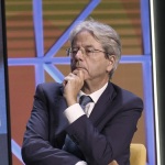 Foto Nicoloro G.   23/08/2021   Rimini   Quarta giornata della 42° edizione del Meeting di Comunione e Liberazione che quest' anno ha per titolo ' Il coraggio di dire io '. nella foto il Commissario Europeo Paolo Gentiloni.