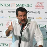 Foto Nicoloro G.   21/08/2024   Rimini   45° edizione del Meeting di C.L. che ha per titolo '' Se non siamo alla ricerca dell' essenziale allora cosa cerchiamo ? ''. nella foto il ministro Matteo Salvini.