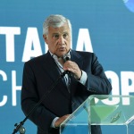 Foto Nicoloro G.   22/08/2024   Rimini   45° edizione del Meeting di C.L. che ha per titolo '' Se non siamo alla ricerca dell' essenziale allora cosa cerchiamo ? ''. nella foto il ministro Antonio Tajani.