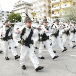 Foto Nicoloro G.   08/05/2022   Rimini  Giornata conclusiva della 93° Adunata Nazionale Alpini che culmina con la sfilata generale davanti alle autorita' militari e civili e una folla di spettatori. nella foto un reparto sciatori.