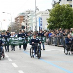 Foto Nicoloro G.   08/05/2022   Rimini  Giornata conclusiva della 93° Adunata Nazionale Alpini che culmina con la sfilata generale davanti alle autorita' militari e civili e una folla di spettatori. nella foto la rappresentanza atleti  paraolimpici alpini.