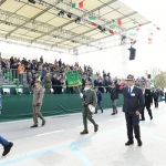 Foto Nicoloro G.   08/05/2022   Rimini  Giornata conclusiva della 93° Adunata Nazionale Alpini che culmina con la sfilata generale 
davanti alle autorita' militari e civili e una folla di spettatori. nella foto la delegazione della Francia.