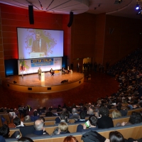 Foto Nicoloro G. 28-29/01/2017 Rimini Assemblea nazionale amministratori locali. nella foto una veduta del salone dell' assemblea.