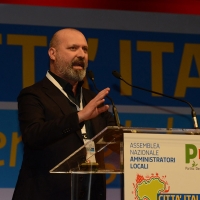 Foto Nicoloro G. 28-29/01/2017 Rimini Assemblea nazionale amministratori locali. nella foto il governatore dell' Emilia.Romagna Stefano Bonaccini.