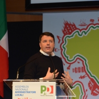 Foto Nicoloro G.   28-29/01/2017   Rimini   Assemblea nazionale amministratori locali. nella foto il segretario PD Matteo Renzi.