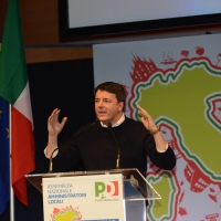 Foto Nicoloro G.   28-29/01/2017   Rimini   Assemblea nazionale amministratori locali. nella foto il segretario PD Matteo Renzi.