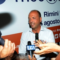 Foto Nicoloro G. 22/08/2016 Rimini Quarta giornata della trentasettesima edizione del Meeting di Rimini che ha per titolo ' Tu sei un bene per me '. Inaugurata dal Capo dello Stato questa manifestazione si svolge per sette giorni tra incontri, dibattiti, mostre. nella foto il ministro Angelino Alfano.