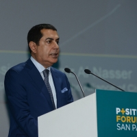 Foto Nicoloro G. 07/04/2016 Coriano (RN) Comunita' di San Patrignano Terza edizione del ' Positive Economy Forum '. nella foto Nassir Abdulaziz Al-Nasser, alto rappresentante ONU.