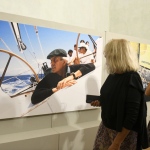 Foto Nicoloro G.   29/08/2023   Ravenna    Anteprima della mostra sull\'imbarcazione \'\'Il Moro di Venezia\'\' /\'America\'s Cup 1992.  nella foto una delle immagini di Raul Gardini in mostra.