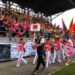 Foto Nicoloro G.   02/09/2024   Ravenna   Cerimonia di apertura della 14esima edizione del Campionato mondiale di Dragon Boat. E\' una competizione di origini cinersi che vede la partecipazione di 172 squadre provenienti da 32 nazioni con oltre settemila atleti per quasi 500 gare. il programma prevede gare di 200 mt., 500 mt. e 2 km. su imbarcazioni di lunghezza variabile da 8 a oltre 18 metri. nella foto il passaggio della delegazione della Cina.