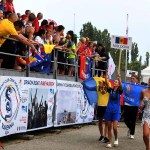 Foto Nicoloro G.   02/09/2024   Ravenna   Cerimonia di apertura della 14esima edizione del Campionato mondiale di Dragon Boat. E\' una competizione di origini cinersi che vede la partecipazione di 172 squadre provenienti da 32 nazioni con oltre settemila atleti per quasi 500 gare. il programma prevede gare di 200 mt., 500 mt. e 2 km. su imbarcazioni di lunghezza variabile da 8 a oltre 18 metri. nella foto il passaggio della delegazione della Moldavia.