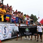 Foto Nicoloro G.   02/09/2024   Ravenna   Cerimonia di apertura della 14esima edizione del Campionato mondiale di Dragon Boat. E\' una competizione di origini cinersi che vede la partecipazione di 172 squadre provenienti da 32 nazioni con oltre settemila atleti per quasi 500 gare. il programma prevede gare di 200 mt., 500 mt. e 2 km. su imbarcazioni di lunghezza variabile da 8 a oltre 18 metri. nella foto il passaggio della delegazione del Qatar.