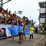 Foto Nicoloro G.   02/09/2024   Ravenna   Cerimonia di apertura della 14esima edizione del Campionato mondiale di Dragon Boat. E\' una competizione di origini cinersi che vede la partecipazione di 172 squadre provenienti da 32 nazioni con oltre settemila atleti per quasi 500 gare. il programma prevede gare di 200 mt., 500 mt. e 2 km. su imbarcazioni di lunghezza variabile da 8 a oltre 18 metri. nella foto il passaggio della delegazione dell\' Ucraina.