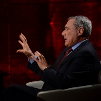 Foto Nicoloro G.  26/01/2014  Milano   Trasmissione televisiva su Rai 3 " Che tempo che fa ". nella foto il presidente del Senato Pietro Grasso.