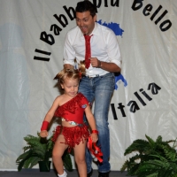 Foto Nicoloro G. 14/07/2013 Cesena Diciottesima edizione de " Il babbo più bello d' Italia " che ha visto partecipanti provenienti da tutta l' Italia esibirsi in sfilate e prove d' abilità. nella foto Gianluca Ceccherini