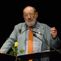 Foto Nicoloro G. 26/06/2013 Milano Ottava giornata della quattordicesima edizione de " La Milanesiana " che ha per tema " Il segreto ". nella foto Umberto Eco