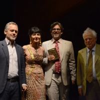 Foto Nicoloro G. 25/06/2013 Milano Settima giornata della quattordicesima edizione de " La Milanesiana " che ha per tema " Il segreto ". nella foto Michele Concina – Elisabetta Sgarbi – Michael Chabon – Piergaetano Marchetti