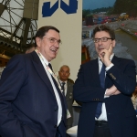 Foto Nicoloro G.   27/03/2019   Ravenna   XIV edizione dell' OMC - Offshore Mediterranean Conference -. nella foto il sottosegretario Giancarlo Giorgetti con il presidente Micoperi Silvio Bartolotti.