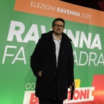 Foto Nicoloro G.   22/02/2025   Ravenna   Elezioni del sindaco di Ravenna 2025. nella foto Alessandro Barattoni, gia\' segretario provinciale del PD e candidato unico per il PD a sindaco di Ravenna da\' inizio ufficialmente alla campagna elettorale.