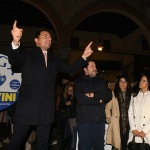 Foto Nicoloro G.   09/11/2024   Ravenna   Intervento del ministro e segretario della Lega nella campagna elettorale del centro-destra per le  regionali. nella foto Jacopo Morrone segretario Lega Romagna e il ministro Matteo Salvini.