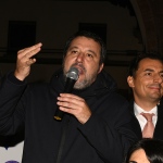 Foto Nicoloro G.   09/11/2024   Ravenna   Intervento del ministro e segretario della Lega nella campagna elettorale del centro-destra per le  regionali. nella foto il ministro Matteo Salvini.