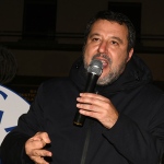 Foto Nicoloro G.   09/11/2024   Ravenna   Intervento del ministro e segretario della Lega nella campagna elettorale del centro-destra per le  regionali. nella foto il ministro Matteo Salvini.