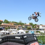 Foto Nicoloro G.  18/05/2024   Ravenna   Esibizione di Freestyle Motocross.   nella foto un momento dell' esibizione.