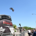 Foto Nicoloro G.  18/05/2024   Ravenna   Esibizione di Freestyle Motocross.   nella foto un momento dell' esibizione.