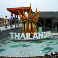 Foto Nicoloro G.   05/05/2015    Milano   Expo Milano 2015 si apre al mondo e si mette in mostra. nella foto il padiglione della Thailandia.