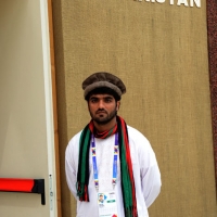 Foto Nicoloro G.   05/05/2015    Milano   Expo Milano 2015 si apre al mondo e si mette in mostra. nella foto addetto al padiglione dell' Afghanistan.