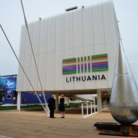 Foto Nicoloro G.   05/05/2015    Milano   Expo Milano 2015 si apre al mondo e si mette in mostra. nella foto il padiglione della Lituania.