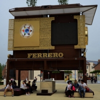 Foto Nicoloro G.   05/05/2015    Milano   Expo Milano 2015 si apre al mondo e si mette in mostra. nella foto una struttura della Ferrero.