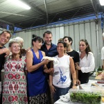 Foto Nicoloro G.   30/07/2023   Cervia ( RA )   Festa della Lega Romagna. nella foto il ministro Matteo Salvini con i volontari nella cucina della festa.