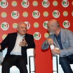 Foto Nicoloro G.   25/08/2019   Ravenna   Festa Nazionale dell' Unita'. nella foto da sinistra Vincenzo De Luca, governatore della Campania, e Stefano Bonaccini, governatore dell' Emilia-Romagna.