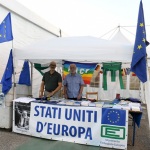 Foto Nicoloro G.   06/09/2023   Ravenna   Festa Nazionale dell' Unita'.  nella foto lo stand degli Stati Uniti d' Europa.