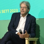 Foto Nicoloro G.   02/09/2023   Ravenna   Festa Nazionale dell\' Unita\'.  nella foto Paolo Gentiloni Commissario europeo per gli Affari Economici.