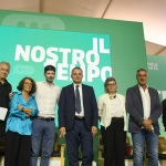 Foto Nicoloro G.   03/09/2023   Ravenna   Festa Nazionale dell' Unita'.  nella foto da sinistra Ettore Tazzioli, Marina Sereni, Roberto Speranza, Raffaele Donini, Annalisa Mandorino, Nino Cartabellotta e Daniela Barbaresi.