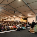 Foto Nicoloro G.   09/09/2023   Ravenna   Festa Nazionale dell' Unita'.  nella foto una veduta della sala gremita dutante il dibattito.