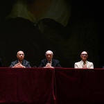 Foto Nicoloro G.   29/11/2024   Ravenna   Inaugurazione ufficiale del Museo Byron e del Risorgimento con sede nel ristrutturato Palazzo Guiccioli. nella foto da sinistra Michele de Pascale, Antonio Patuelli, Ernesto Giuseppe Alfieri, Diego Saglia e Sandro Rogari.