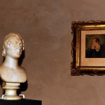 Foto Nicoloro G.   29/11/2024   Ravenna   Inaugurazione ufficiale del Museo Byron e del Risorgimento con sede nel ristrutturato Palazzo Guiccioli. nella foto un busto e un ritratto di George Byron.